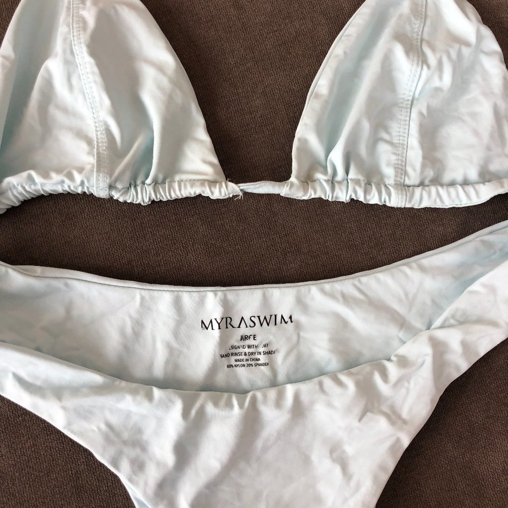 Baby Blue MYRASWIM Bikini - Picture 2 of 2